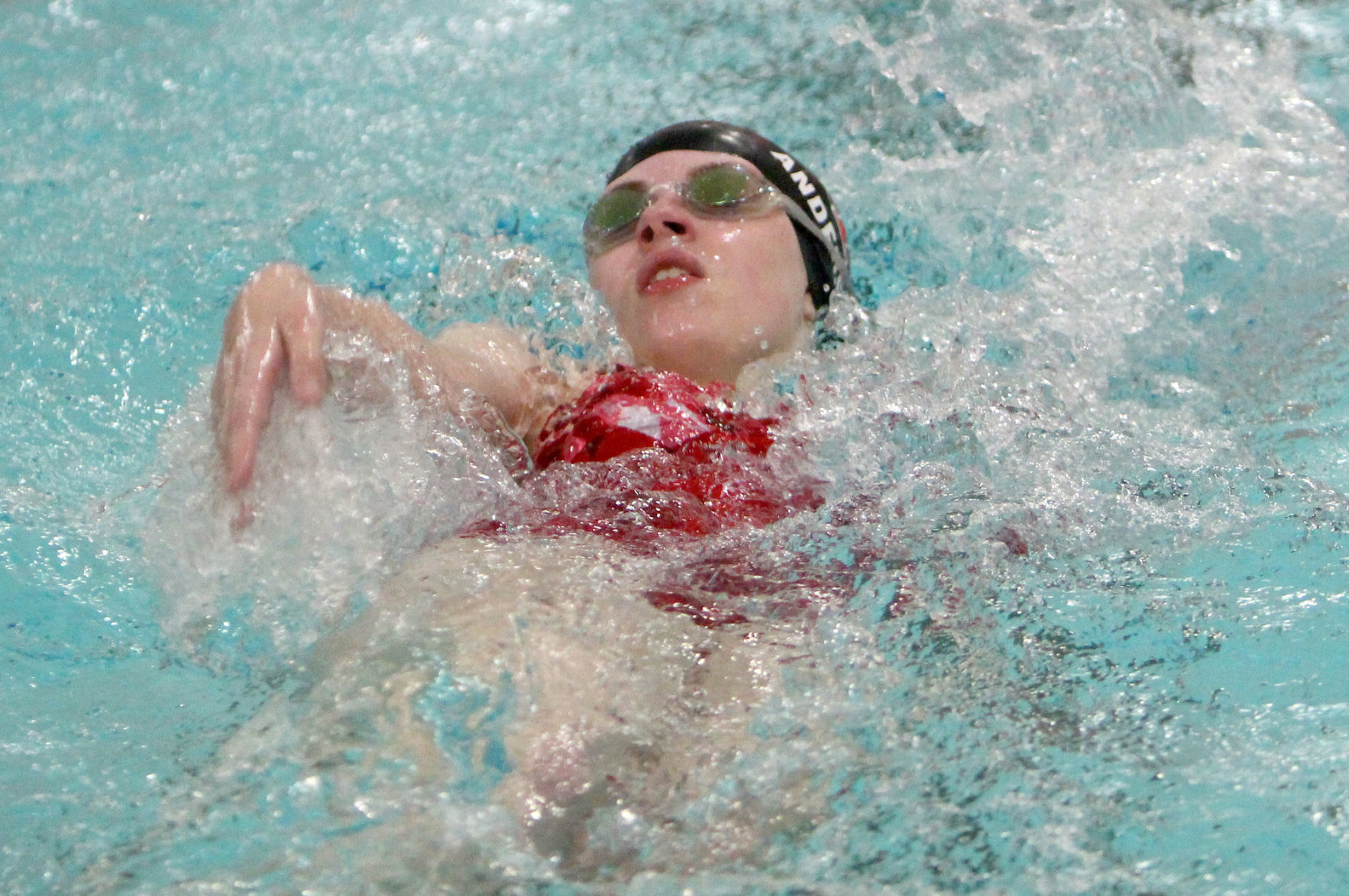 Hudson at Chi-Hi girls swimming 9-10-19